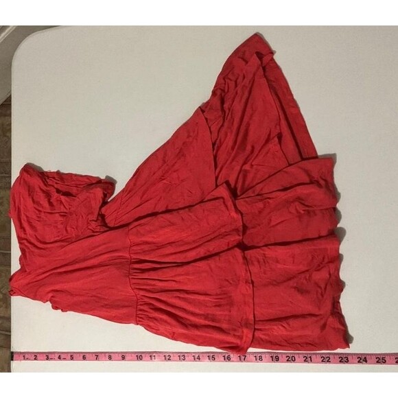 Torrid Women’s Plus Size 2 Super Soft Knit Cold Shoulder Ruffle Cami Tank Top - Picture 8 of 8